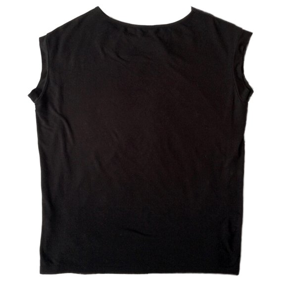 cleo Art Face Print Top S - Picture 2 of 6